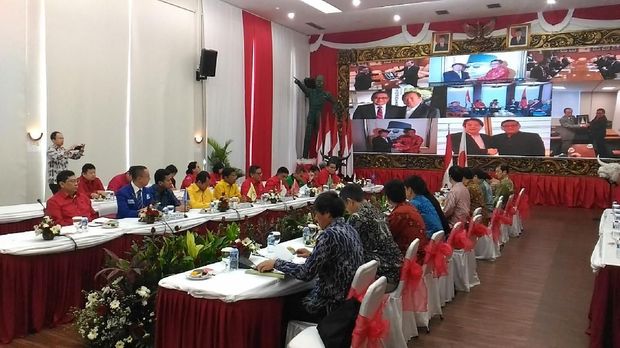 Partai Pendukung Pemerintah Bertemu Utusan PM Jepang di DPP PDIP