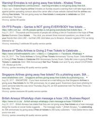 Waspada Tiket Pesawat Gratis di WhatsApp 
