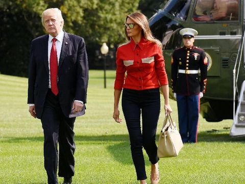 Nggak Romantis, Melania & Donald Trump Melupakan Hari Jadi Pernikahan