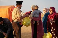 Pramuka Bantu Pengungsi di Suriah