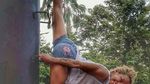 Vicky Burki Cinta Mati pada Pole Dance, Sampai Pohon Pun Digelayutin