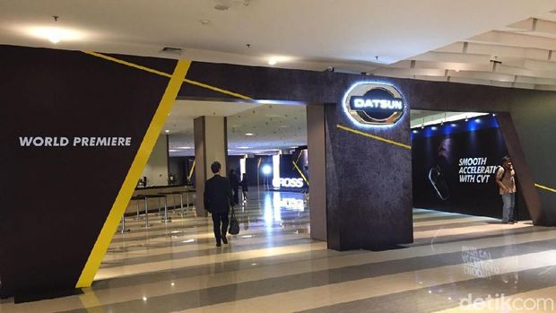 Suasana menjelang peluncuran Datsun CROSS