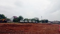 Lokasi pembangunan Klapa Village yakni di di Jalan Haji Naman, Pondok Kelapa, Jakarta Timur. (Foto: Muhammad Fida ul Haq/detikcom)