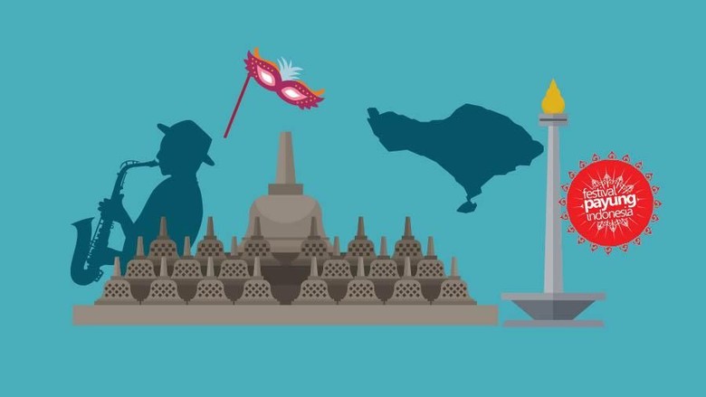 Ilustrasi festival di Indonesia (dok detikTravel) Ilustrasi festival di Indonesia (dok detikTravel)