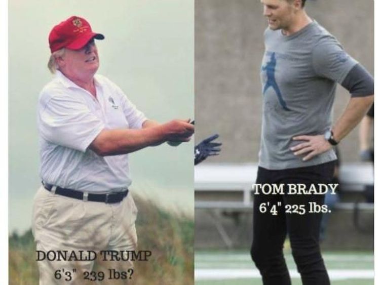 Foto: Meme Kocak Soal Berat Badan Trump Ramai di Internet