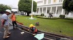 Perbaikan Drainase di Istana Kepresidenan Hampir Rampung