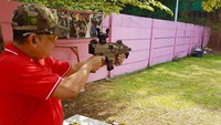 Bagi Bamsoet, menembak seperti melepaskan kemarahan tanpa kata.