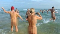 Kaum nudis di Jerman punya aturan ketat dan harus dipatuhi. Sesama kaum nudis, diwajibkan saling menjaga privasi dengan tidak memotret kecuali sudah diberi izin (AFP)