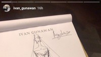 Gaun pengantin Ayu Ting Ting diketahui dirancang oleh Ivan Gunawan. Foto: Instagram