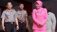 Tito Karnavian hadir dengan didampingi istrinya Ny Tri Tito Karnavian.