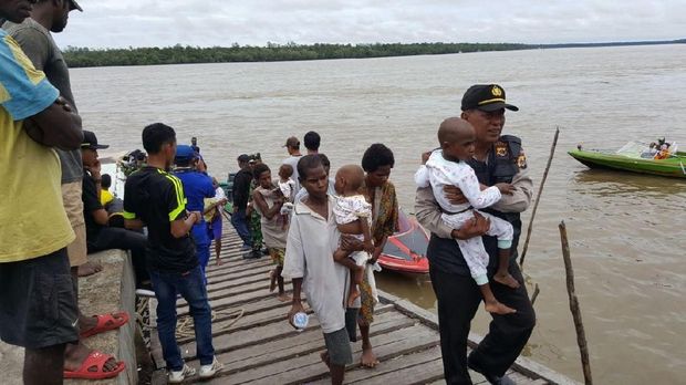 Begini Susahnya Akses ke Asmat Papua, Perahu Jadi Transportasi Utama
