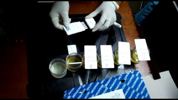 Ke-40 orang dilakukan tes urine
