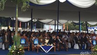 Sejumlah tokoh seperti Menko Polhukam Wiranto, KSP Moeldoko, serta KSAL Laksamana TNI Ade Supandi dan KSAD Jenderal Mulyono.