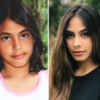 Valerie Thomas anak pasangan artis Jeremy Thomas dan Ina Thomas, yang memiliki wajah sensual. Namun di masa kecilnya, wajah Valerie ternyata lebih imut. (Foto: Ist, Instagram)