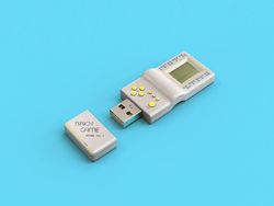 Desain Flashdisk untuk Gamer Jadul, dari Mario Bros Sampai Tetris