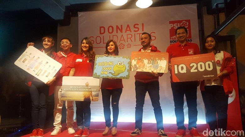 Galang Dana Rakyat untuk Partai dan Caleg, PSI Luncurkan Kartu SAKTI Galang Dana Rakyat untuk Partai dan Caleg, PSI Luncurkan Kartu SAKTI