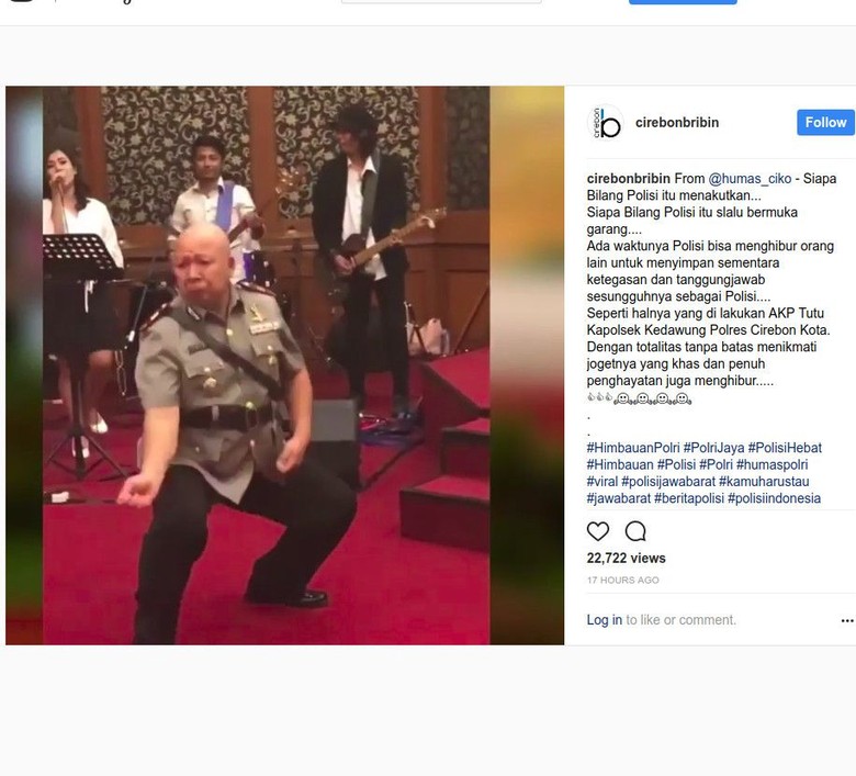 Aksi Gokil Polisi Cirebon Joget Jaran Goyang Hebohkan Warganet Aksi Gokil Polisi Cirebon Joget Jaran Goyang Hebohkan Warganet