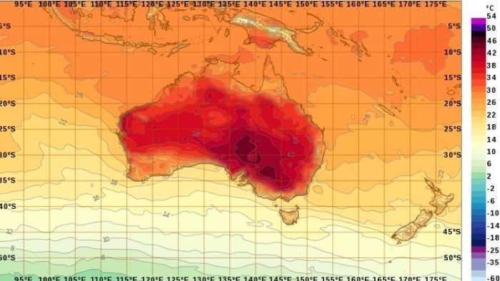 Suhu Sejumlah Tempat Australia Akan Capai di Atas 40 Derajat Celsius