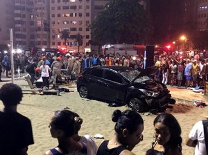 Mobil Tabrak Pejalan Kaki di Pantai Copacabana, 1 Bayi Tewas
