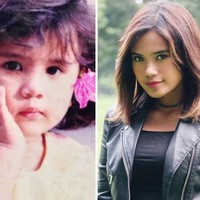 Audi Marissa memiliki wajah imut sejak masih kecil. Artis kelahiran 21 tahun ini merupakan penyanyi yang berhasil mempopulerkan lagu Sakitnya Tuh Disini milik Cita Citata. (Foto: Ist, Instagram)