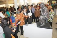 Karya Seni Affandi Cs Bisa Dinikmati Di Indonesia Art Exhibition