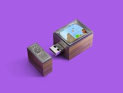 Desain Flashdisk untuk Gamer Jadul, dari Mario Bros Sampai Tetris