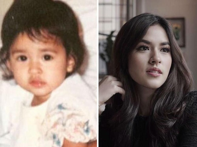 Raisa Andriana tak hanya cantik setelah terkenal. Tengok saja wajah imutnya saat masih bayi. Gemash! (Foto: Ist, Instagram)