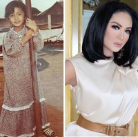 Kalau ini wajah Krisdayanti semasa kanak-kanak. (Foto: Ist, Instagram)