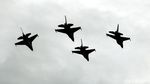 Manuver Pesawat F-16 Meriahkan Sertijab KSAU