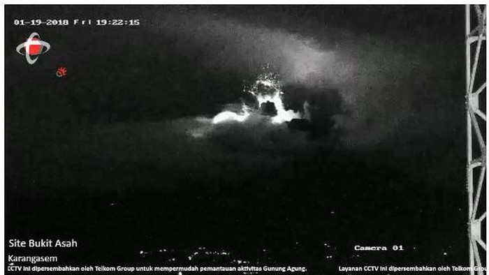 Gunung Agung Erupsi Lagi, Warga Diimbau Jauhi Zona Bahaya