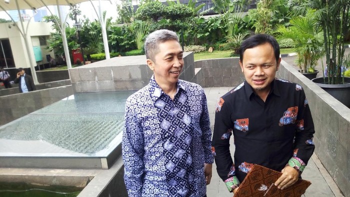 Pasangan bakal calon wali kota dan wakil wali kota Bogor Bima Arya-Dedie A Rachim mendatangi KPK.