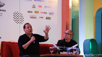 Tidak ketinggalan CEO CT Corp Chairul Tanjung turut membagikan pengalamannya untuk meraih kesuksesan.Foto: detikINET/Adi Fida Rahman