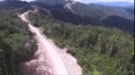 Wow, Jalan di Papua Dibangun Belah Hutan Nanjak Bukit