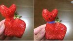 Kreatif! Netizen Ini Ubah Strawberry Cacat Jadi Unicorn, Putri Duyung hingga Gajah!