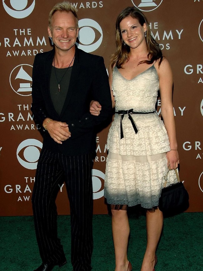 Bukan hanya nama anak Beyonce yang bernuansa warna (Blue). Ada Fuchsia Katherine Sumner, putri penyanyi gaek Sting dan istrinya Frances Tomelty. (Foto: Getty Images)