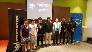 Di pertandingan tersebut ada delapan tim unggulan yang bertanding, antara lain Boom.ID (Indonesia), Signify (India), Geek Fam (Malaysia), Alpha Red (Thailand), Azure eSports (Hong Kong), Ten Twenty (Singapore), Quid Pro Quo (Philippines), dan We Say No! (Sri Lanka). (Foto: detikINET/Muhammad Alif Goenawan)