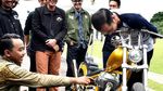 Ala Biker, Begini Gaya Jokowi Naik Motor