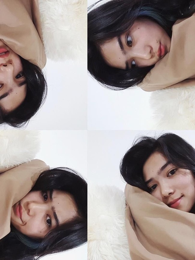 Isyana Sarasvati yang terkenal dengan alis tebalnya begitu flawless saat berpose tanpa makeup menjelang tidur. (Foto: Instagram)