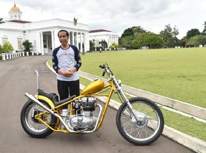 Cerita di Balik Chopper Emas Bikinan Elders Garage Sampai Dibeli Jokowi