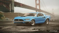 Ford Mustang 2017 Retro Concept. Mobil konsep ini aslinya dari Ford Mustang keluaran 2017 dan diberikan desain klasiknya. Mustang merupakan mobil pony terkenal asal Amerika dan sudah menjadi legenda. Tampangnya sekarang jadi mirip Mustang dari 30 tahun lalu. Foto: Jennings Motor Group
