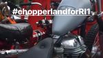 Penampakan Motor Chopper Emas Jokowi Saat Diantar ke Istana Bogor