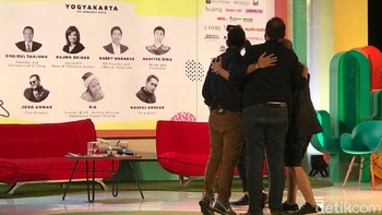 Di akhir acara, mereka pun berfoto selfie bersama. (Foto: detikINET/Adi Fida Rahman)