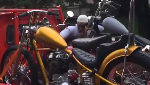 Penampakan Motor Chopper Emas Jokowi Saat Diantar ke Istana Bogor