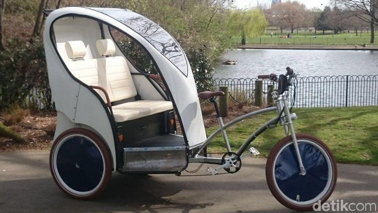M Taufik Ingin Becak Model Ini yang Beroperasi di Jakarta M Taufik Ingin Becak Model Ini yang Beroperasi di Jakarta