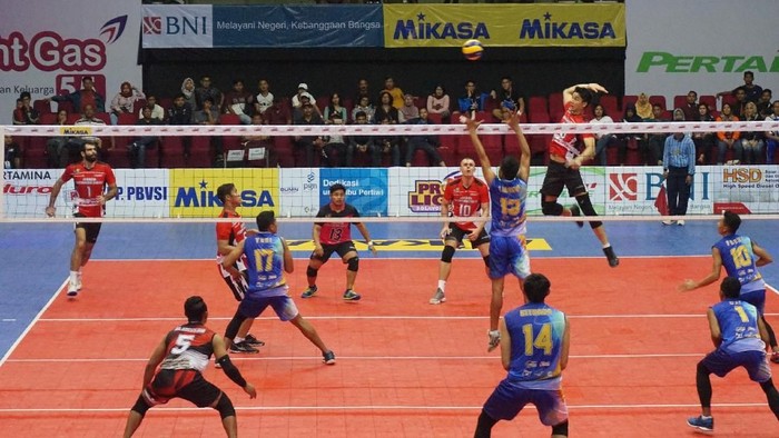 Putra Jakarta Pertamina Energi Mengawali dengan Kemenangan Telak