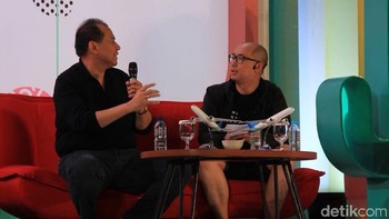 CEO CT Corp Chairul Tanjung juga turut berpartisipasi dan menyampaikan kisah inspiratif dan memotivasi bagi anak-anak muda. (Foto: detikINET/Adi Fida Rahman)