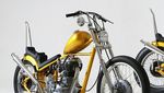 Potret Jokowi Kepincut Chopper Emas hingga Pimpin Touring