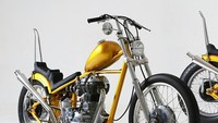 Sebelum diserahkan kepada Jokowi, sepeda motor tersebut sempat dipamerkan di berbagai tempat, termasuk di Jepang (Foto: Instagram elderscompany)