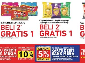 Tengah Bulan, Transmart Carrefour Tawarkan Promo Beli 2 Gratis 1