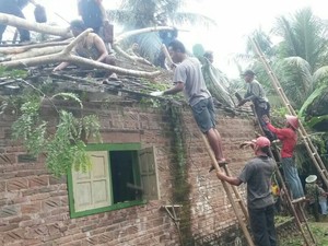 Pohon Tumbang Timpa Rumah di Trenggalek, 3 Orang Terluka